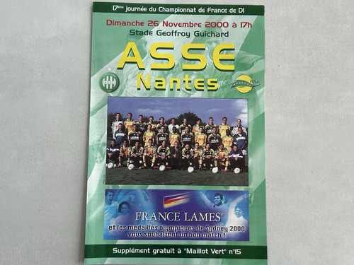 Programme match asse nantes - programme,