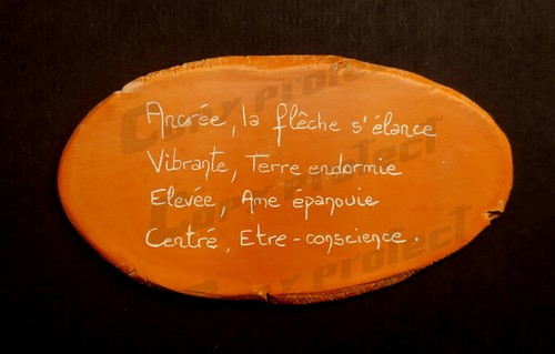 Plaque céramique terre