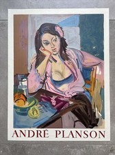 André Planson - Affiche originale ancienne- 49,5 cm x 63,5 cm