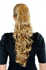 Postiche Tresse Blond Env. 50cm Long Pince Papillon Queue Extension XF-9003-225