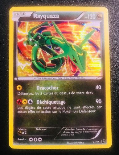 Carte pokemon rayquaza 20 - pokemon, 11/20