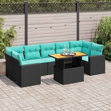 Salon de jardin 8 pcs avec