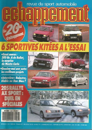Echappement 233 205 - echappement, n°233