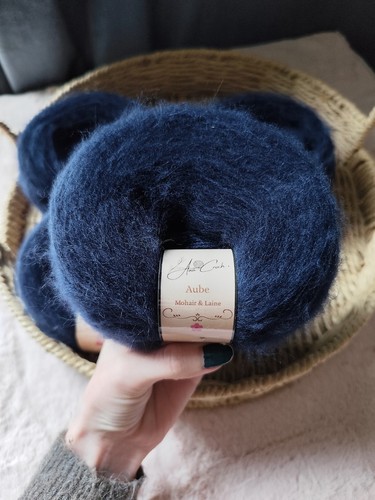 Lot pelotes tricoter mohair - pelotes,