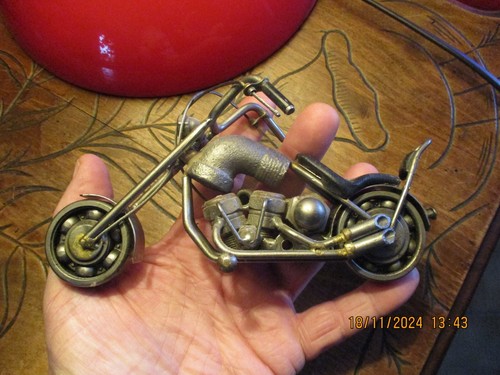 Ancienne moto biker - moto, motard
