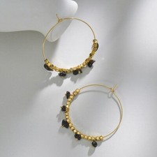 Boucles d'oreille acier