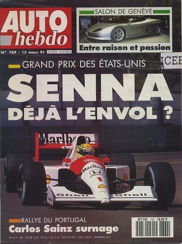 Auto hebdo 769 03 - auto, 13/03/1991