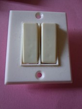 Double Interrupteur Blanc