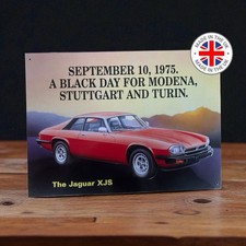 plaque métal Jaguar XJS