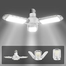 Garage à LED Plafonnier Pliable Blanc Froid 2700lm 22W=300W E27 CE COC SANSI