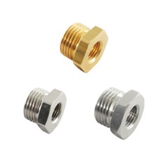 Neuf Réducteur Extérieur Filetage Femelle Laiton/Nickelé Inox Réduction