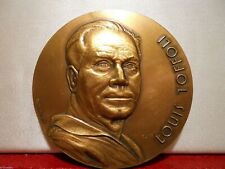 1984 BRONZE RARE MEDAL FRENCH PAINTER FRANCE ITALY TOFFOLI 68mm
