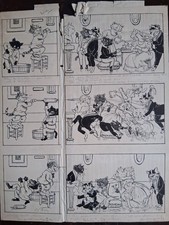 Planche de BD originale