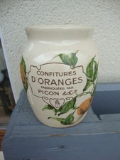 ancien pot confitures d'
