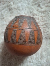 gourde, calebasse gravée