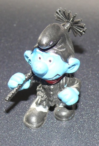 Figurine schtroumpf ramoneur - figurine,