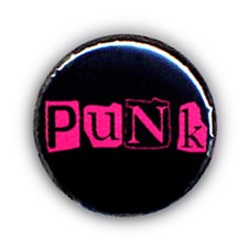 Badge PuNk rock oldie logo 02 vintage retro pistols pop 70's 80's grunge Ø25mm