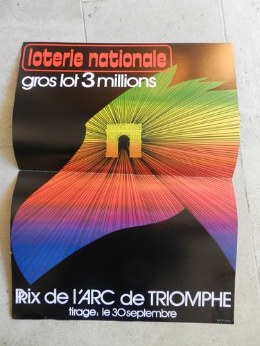 Affiche loterie nationale - affiche,