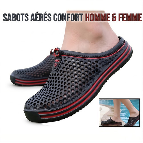 Sandales sabots mules aérés - sabots,