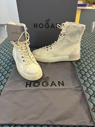 Basket montante toile hogan - basket,