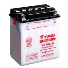 BATTERIE MOTO YUASA YB14L-A 12V 14AH 190A
