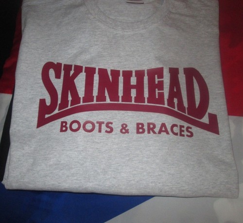 Skinhead boots braces t - &,