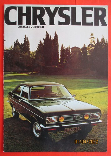 Brochure chrysler 180 - chrysler, /