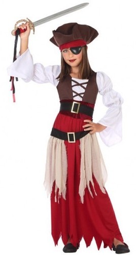 Déguisement fille pirate - pirate, des