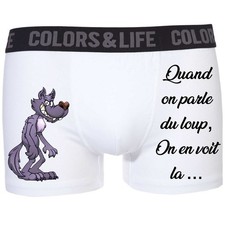 Caleçon boxer homme humour -