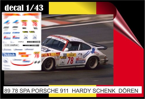 Decal 24h spa - 24h, 1989