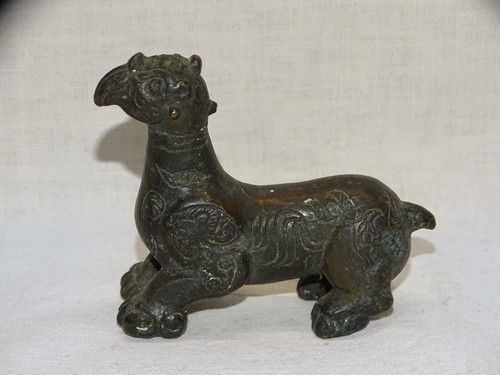 Ancienne statuette griffon - -ancienne,