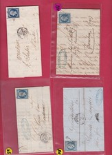 4  enveloppes   timbre n° 14