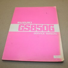 MANUEL REVUE TECHNIQUE D ATELIER SUZUKI GS 850 G LIVRE EN ANGLAIS 1979- GSG