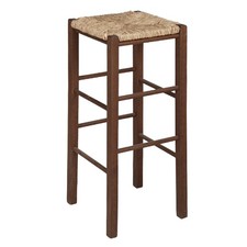 Tabouret H 70 Cm En Bois Noyer