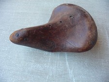Selle de vélo en cuir ancienne Verybest 24 A