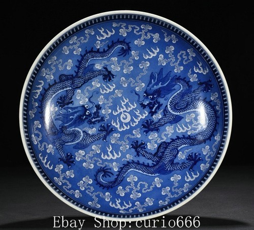 Kangxi marked blue white - kangxi,