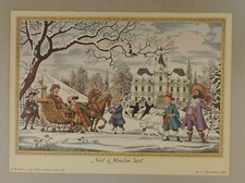 Carte de Voeux Herge 1987 Noel