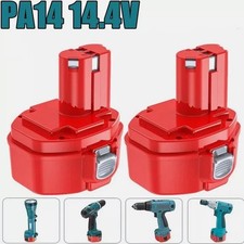 2x 4800mAh Ni-MH pour batterie Makita 14.4V PA14 1420 1422 1433 1434 1435 1931