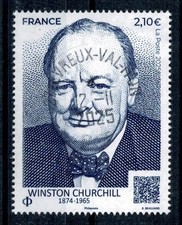 2025 WINSTON CHURCHILL OBLITERE CACHET ROND 12-11-2025
