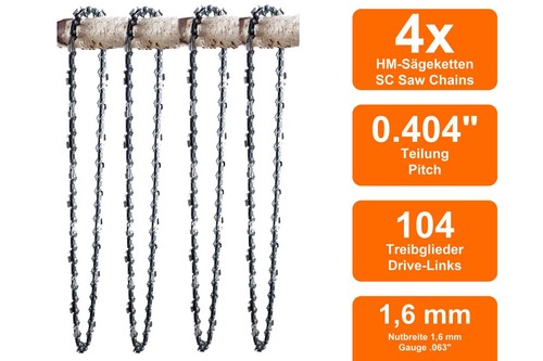 Chaînes adapté pour - 4, stihl