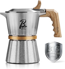 2-Cup Moka Pot, Stainless
