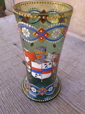 Vase En Verre Émaillé Et