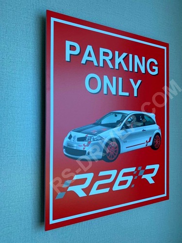 Plaque parking only renault - plaque, "
