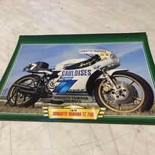 Yamaha TZ750 Sonauto 1978 750 TZ fiche carte moto passion collection Atlas