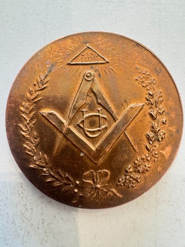 Médaille symbole franc - , maçon