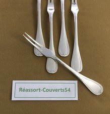 1 fourchette escargot / pic apéro CHRISTOFLE modèle MALMAISON métal argenté 17cm