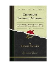 Chronique d'Antonio Morosini