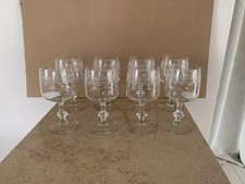 Lot 8 Anciens VERRES Vin rouge