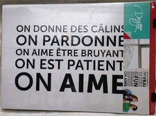 Autocollant sticker On Aime adhésif vinyl Décoration Salon 67,5 X 48,5cm