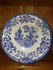 Ancienne assiette / plat Llanelly welsh Colandine 19eme